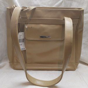 NWT Nine West Camel Tan Hand Bag Double Time Purse with Small Case